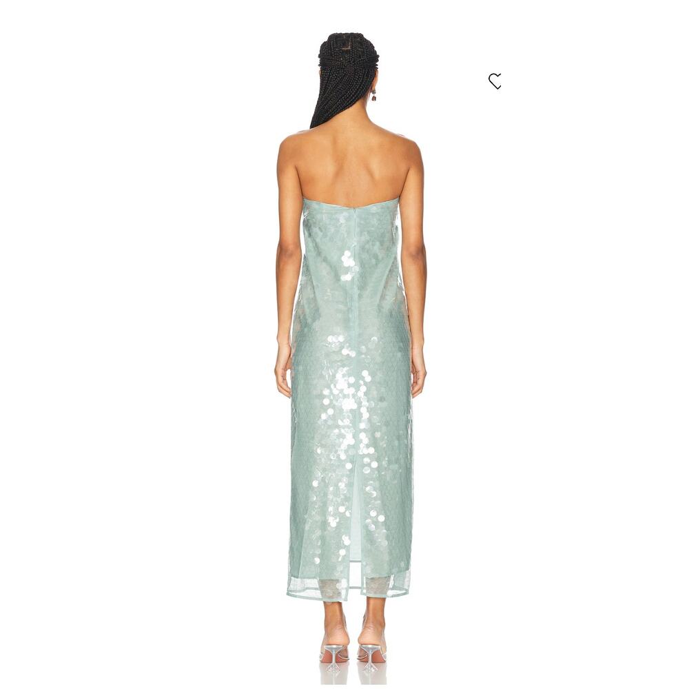 Staud Casey Dress In Mist Size 6 - Picture 2 of 12